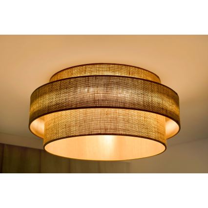 Brilagi - Стельовий LED світильник SPACE YUTE LED/12W/230V діаметр 50 см 3000K/4000K/6400K бежевий
