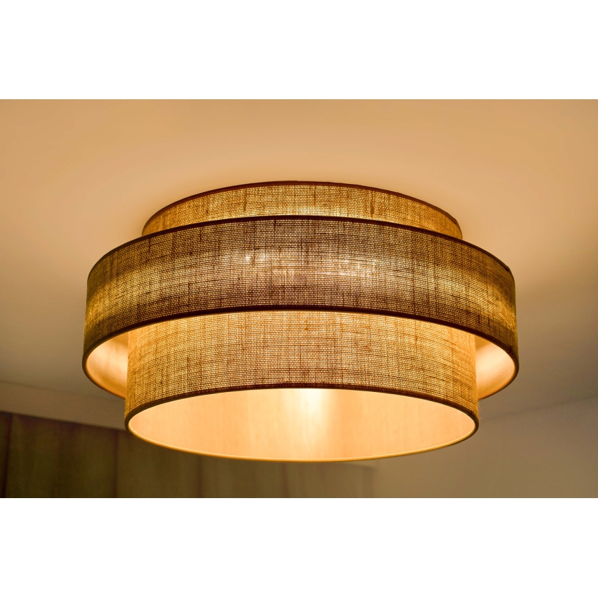 Brilagi - Стельовий LED світильник SPACE YUTE LED/12W/230V діаметр 50 см 3000K/4000K/6400K бежевий