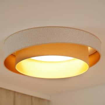 Brilagi - Стельовий LED світильник VEGAS SHINE LED/24W/230V діаметр 60 см бежевий/кремовий