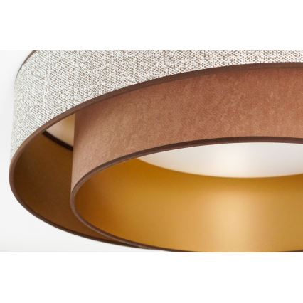 Brilagi - Стельовий LED світильник VEGAS SHINE LED/24W/230V діаметр 60 см коричневий