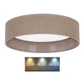 Brilagi - Стельовий LED світильник VELVET LED/24W/230V 3000/4000/6400K бежевий