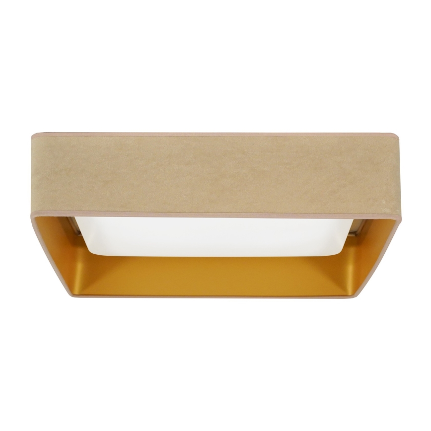 Brilagi - Стельовий LED світильник VELVET SQUARE LED/24W/230V бежевий