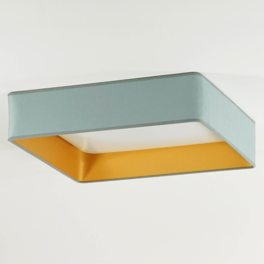 Brilagi - Стельовий LED світильник VELVET SQUARE LED/24W/230V м'ятний