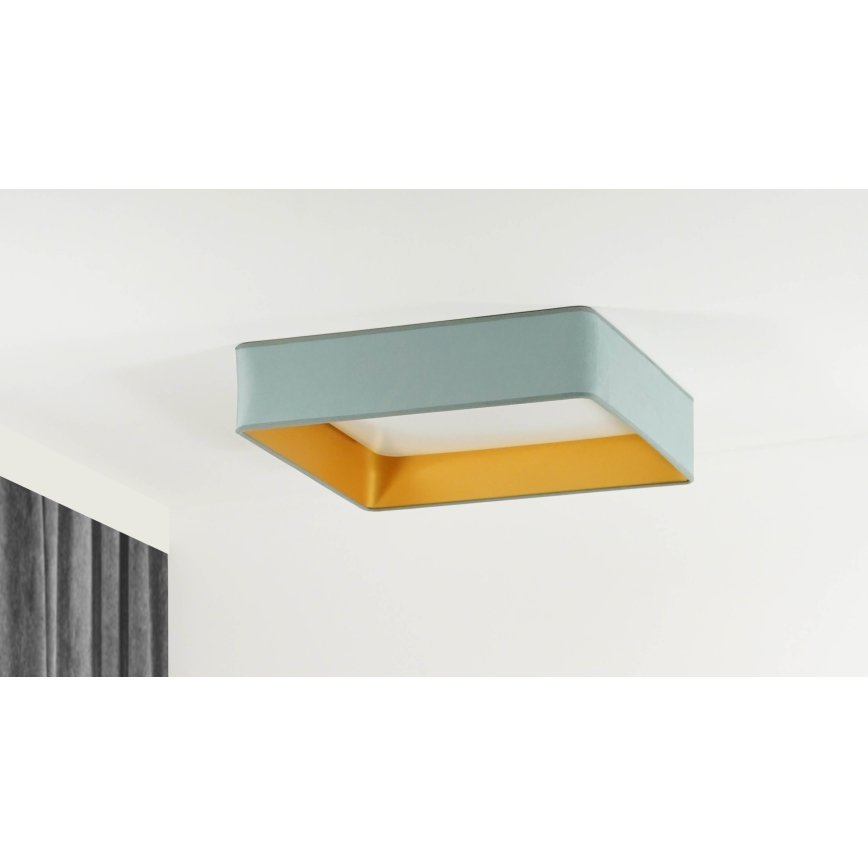 Brilagi - Стельовий LED світильник VELVET SQUARE LED/24W/230V м'ятний