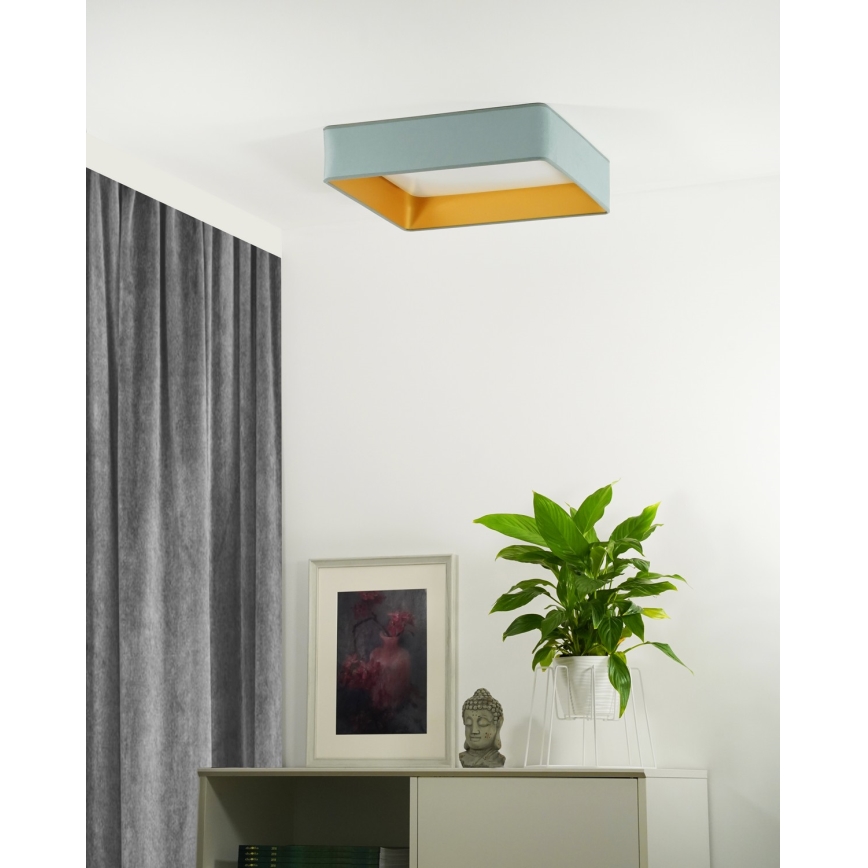 Brilagi - Стельовий LED світильник VELVET SQUARE LED/24W/230V м'ятний