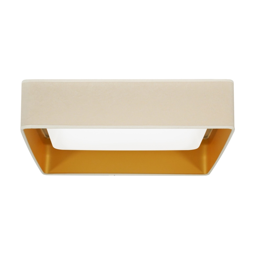 Brilagi - Стельовий LED світильник VELVET SQUARE LED/24W/230V кремовий