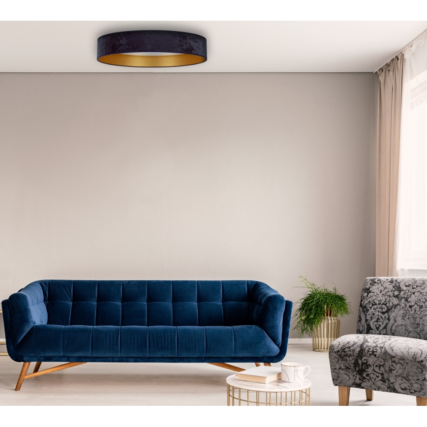 Brilagi - Стельовий LED світильник VELVET STAR LED/36W/230V ⌀ 55 см 3000K/4000K/6400K синій/золотий