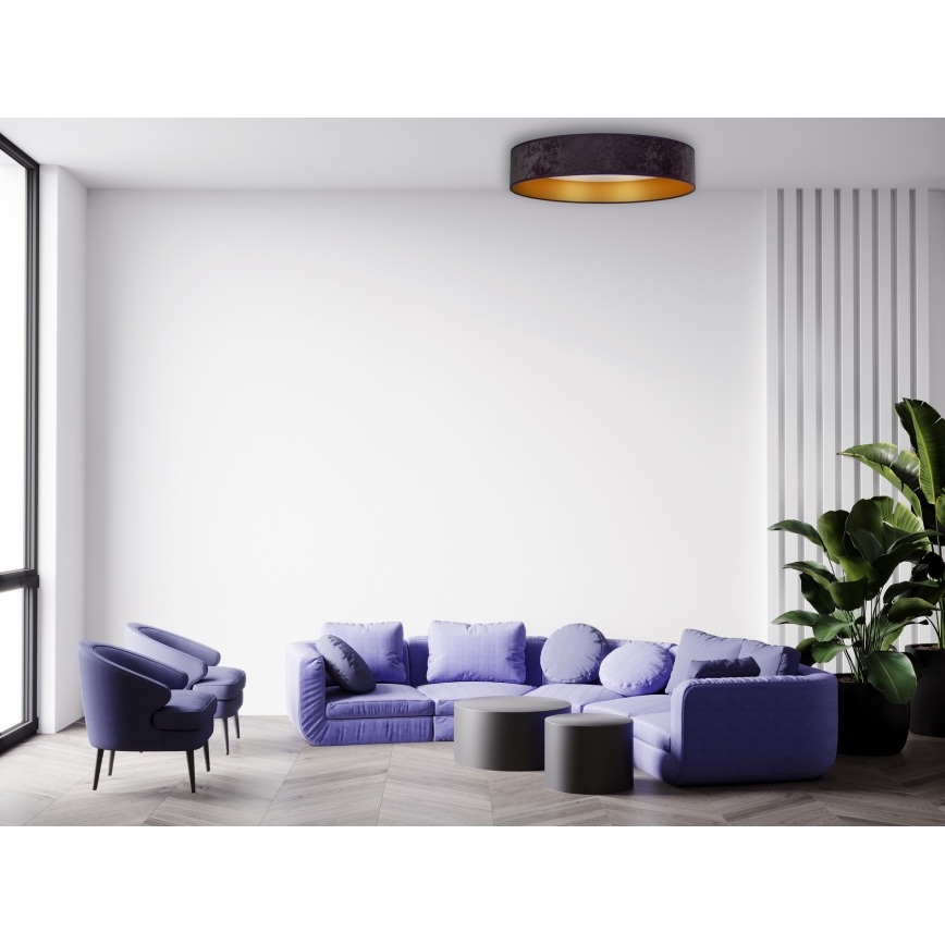 Brilagi - Стельовий LED світильник VELVET STAR LED/36W/230V ⌀ 55 см 3000K/4000K/6400K сірий/золотий