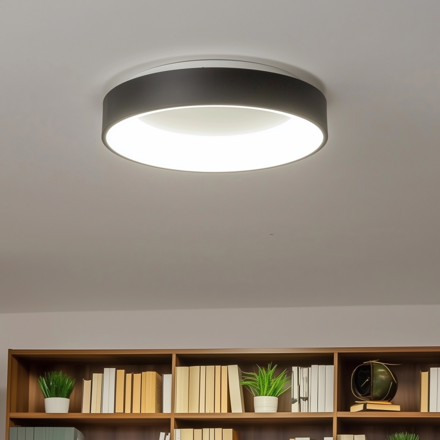 Brilagi - Стельовий LED світильник з регулюванням яскравості FALCON LED/40W/230V 3000-6500K чорний + дистанційне керування