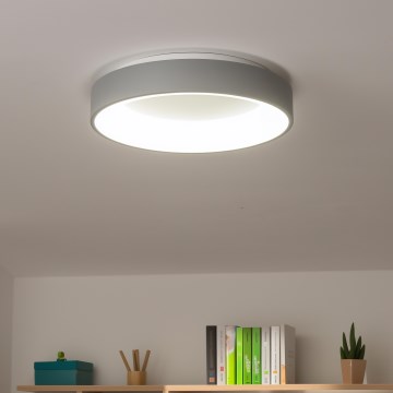 Brilagi - Стельовий LED світильник з регулюванням яскравості FALCON LED/40W/230V 3000-6500K сірий + дистанційне керування