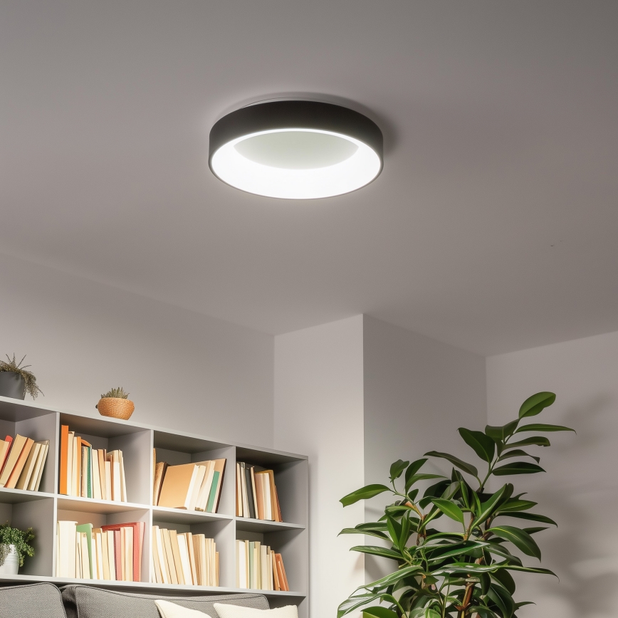 Brilagi - Стельовий LED світильник з регулюванням яскравості FALCON LED/40W/230V 3000-6500K чорний + дистанційне керування