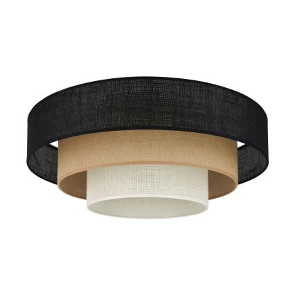 Brilagi - Стельовий світильник ASPEN LUNETA LED/12W/230V діаметр 60 см 3000K/4000K/6400K чорний/бежевий/кремовий