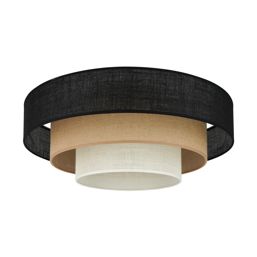 Brilagi - Стельовий світильник ASPEN LUNETA LED/12W/230V діаметр 60 см 3000K/4000K/6400K чорний/бежевий/кремовий