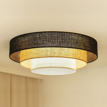 Brilagi - Стельовий світильник ASPEN LUNETA LED/12W/230V діаметр 60 см 3000K/4000K/6400K чорний/бежевий/кремовий