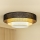 Brilagi - Стельовий світильник ASPEN LUNETA LED/12W/230V діаметр 60 см 3000K/4000K/6400K чорний/бежевий/кремовий