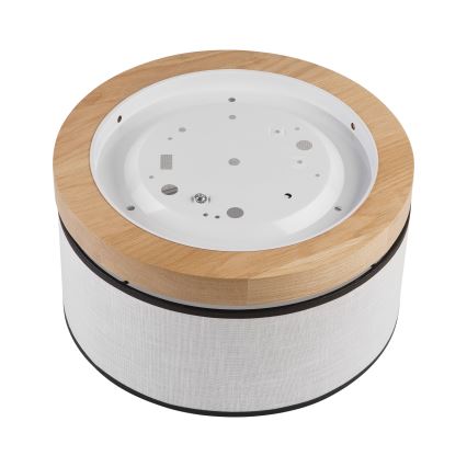 Brilagi - Стельовий світильник BELLADONNA 1xE27/15W/230V діаметр 30 см білий/дуб