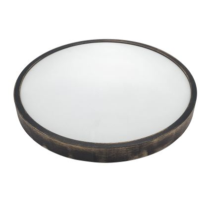 Brilagi - стельовий світильник CARVALHO SLIM SMOKEY 3xE27/60W/230V дуб, діаметр 47,5 см