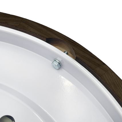 Brilagi - Стельовий світильник CARVALHO SMOKEY, 2xE27/60W/230V, дуб, діаметр 37,5 см