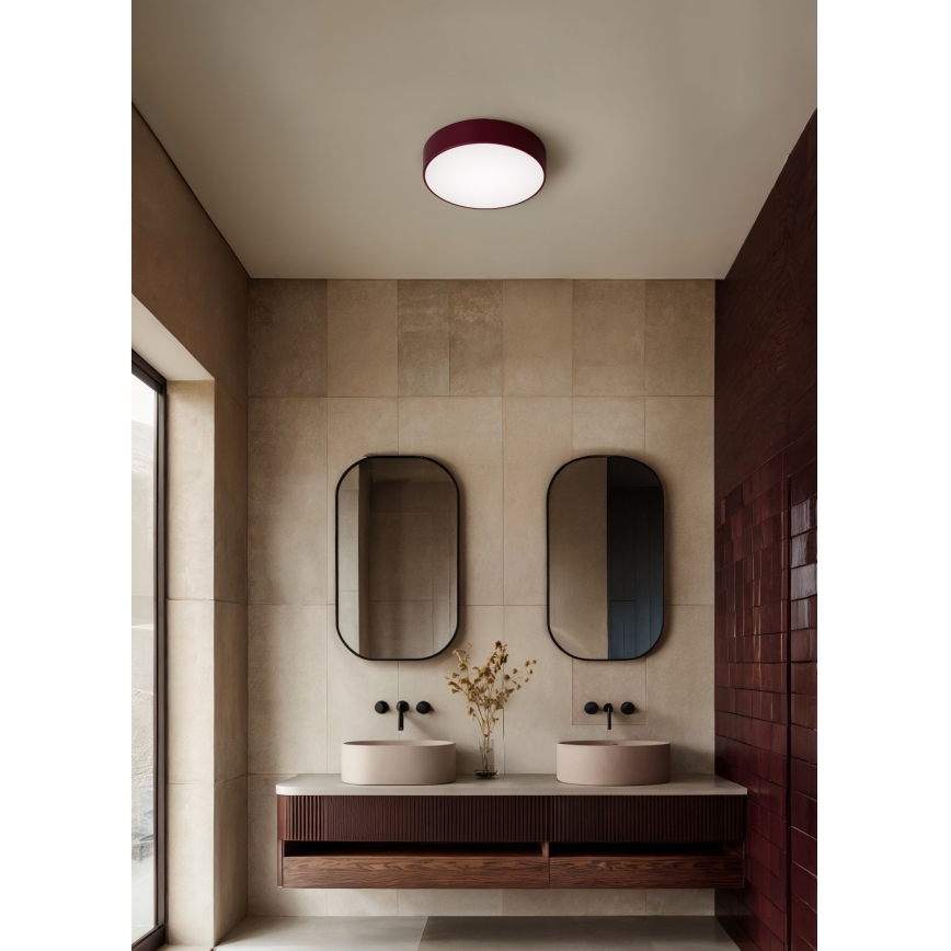 Brilagi - Стельовий світильник CLARE 3xE27/24W/230V діаметр 40 см, бордовий