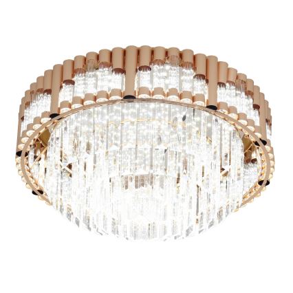 Brilagi - димований LED стельовий світильник CROWN LED/41W/230V 3000-6000K діаметр 48 см золотистий + пульт дистанційного керування