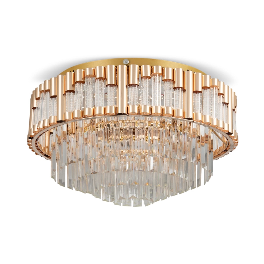BRILAGI - димований LED стельовий світильник CROWN LED/41W/230V 3000-6000K діаметр 48 см золотистий + пульт дистанційного керування