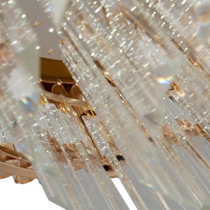 BRILAGI - димований LED стельовий світильник CROWN LED/41W/230V 3000-6000K діаметр 48 см золотистий + пульт дистанційного керування