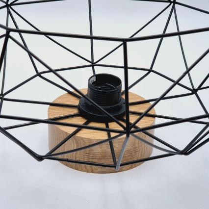 Brilagi - Стельовий світильник WOODY BASKET 1xE27/60W/230V діаметр 40 см дуб