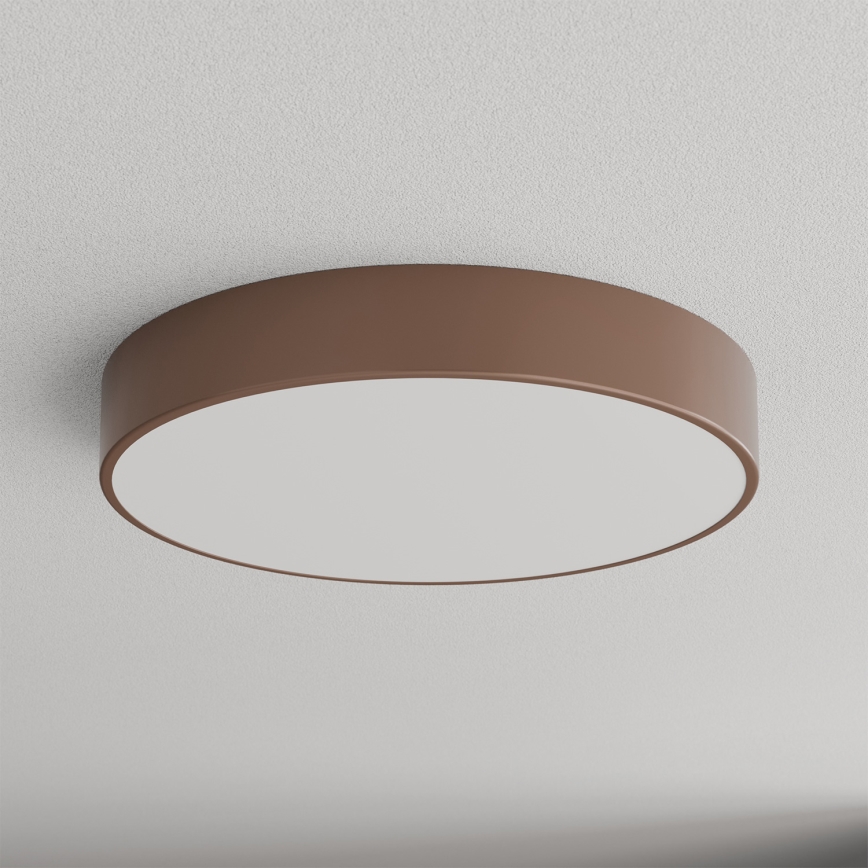 Brilagi - Стельовий світильник для ванної CLARE 4xE27/24W/230V діам. 50 см IP54 коричневий