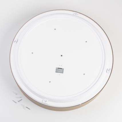 Brilagi - Стельовий світильник для ванної POOL 5xE27/15W/230V, діаметр 60 см, IP54, бежевий