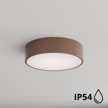 Brilagi - Стельовий світильник для ванної кімнати CLARE 2xE27/24W/230V діам. 30 см IP54 коричневий