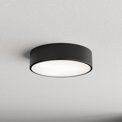 Brilagi - Стельовий світильник для ванної кімнати CLARE 2xE27/24W/230V діаметр 30 см чорний IP54