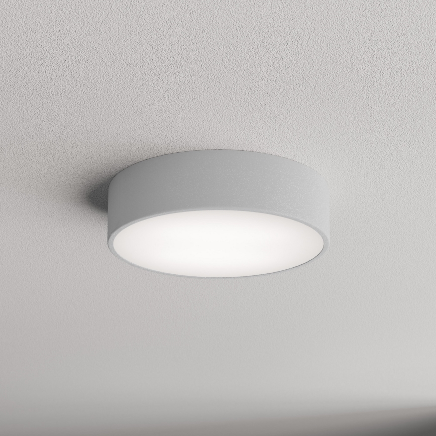 Brilagi - Стельовий світильник для ванної кімнати CLARE 2xE27/24W/230V діаметр 30 см IP54 сірий