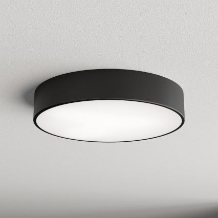 Brilagi - Стельовий світильник для ванної кімнати CLARE 3xE27/24W/230V діаметр 40 см чорний IP54