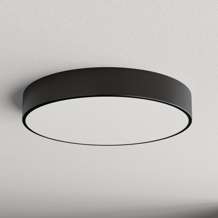 Brilagi - Стельовий світильник для ванної кімнати CLARE 4xE27/24W/230V діам. 50 см IP54 чорний