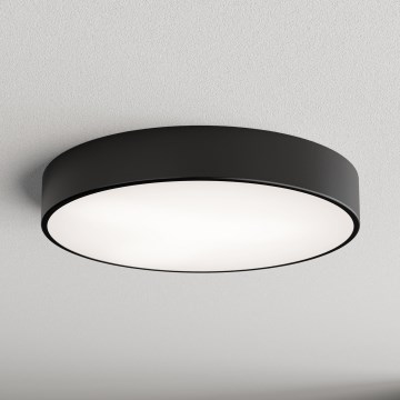 Brilagi - Стельовий світильник для ванної кімнати CLARE 4xE27/24W/230V діам. 50 см IP54 чорний
