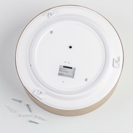 BRILAGI - Стельовий світильник для ванної кімнати POOL 2xE27/15W/230V діам. 30 см IP54 бежевий