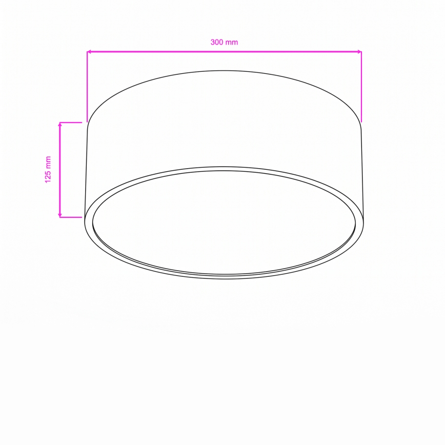 BRILAGI - Стельовий світильник для ванної кімнати POOL 2xE27/15W/230V діам. 30 см IP54 бежевий