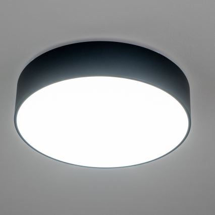 Brilagi - Стельовий світильник для ванної кімнати POOL 4xE27/15W/230V діаметр 50 см IP54 чорний