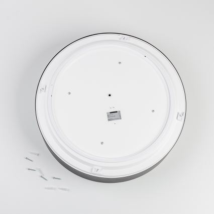 Brilagi - Стельовий світильник для ванної кімнати POOL 4xE27/15W/230V діаметр 50 см IP54 чорний