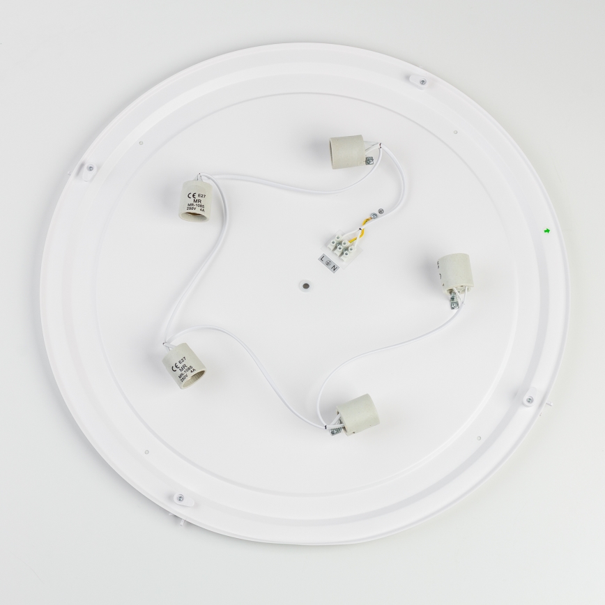 Brilagi - Стельовий світильник для ванної кімнати POOL 5xE27/15W/230V діам. 60 см IP54 чорний