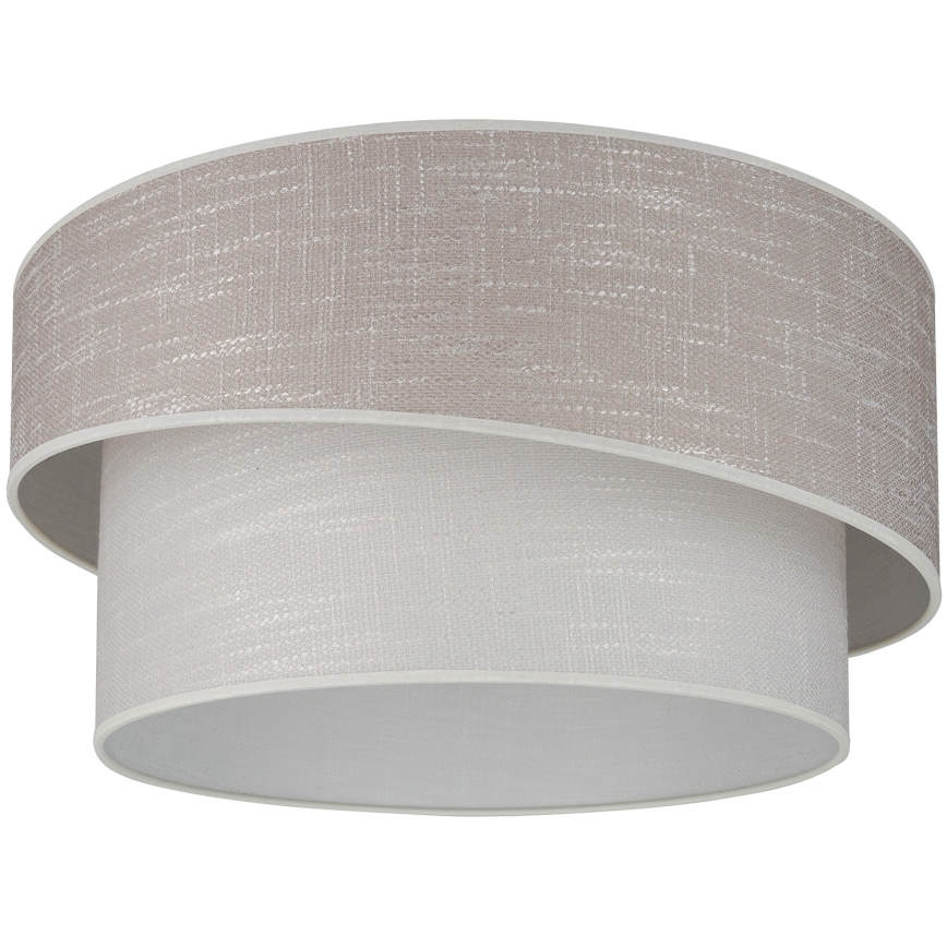 Brilagi - Стельовий світильник DOVER SHINE 1xE27/15W/230V діаметр 50 см сірий/кремовий