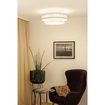 Brilagi - Стельовий світильник DOVER SPACE LED/12W/230V діаметр 50 см 3000K/4000K/6400K сірий/кремовий