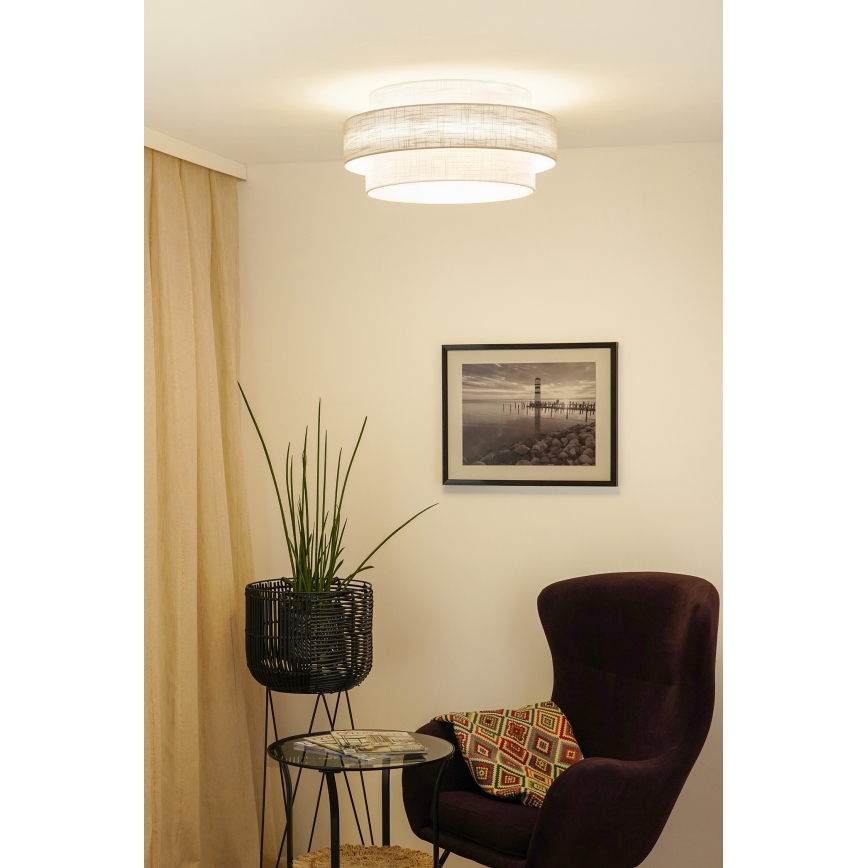 Brilagi - Стельовий світильник DOVER SPACE LED/12W/230V діаметр 50 см 3000K/4000K/6400K сірий/кремовий