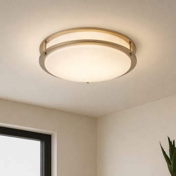 Brilagi - Стельовий світильник ELARO 4xE27/40W/230V, діаметр 41 см, золотистий