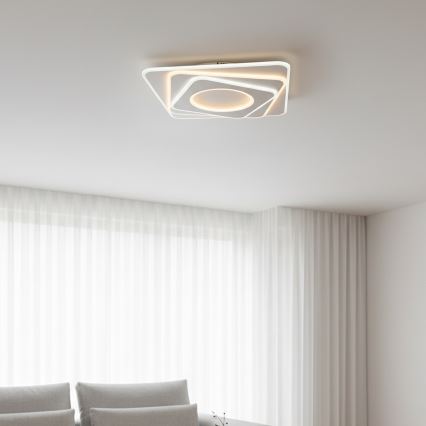 Brilagi - LED стельовий світильник MODERN, з регулюванням яскравості, 100W/230V 3000-6000K 48x48 см + пульт дистанційного керування
