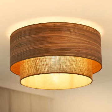 Brilagi - Стельовий світильник MONTANA BOHO 1xE27/15W/230V діаметр 45 см коричневий