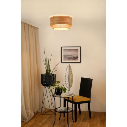 Brilagi - Стельовий світильник MONTANA BOHO 1xE27/15W/230V діаметр 45 см коричневий