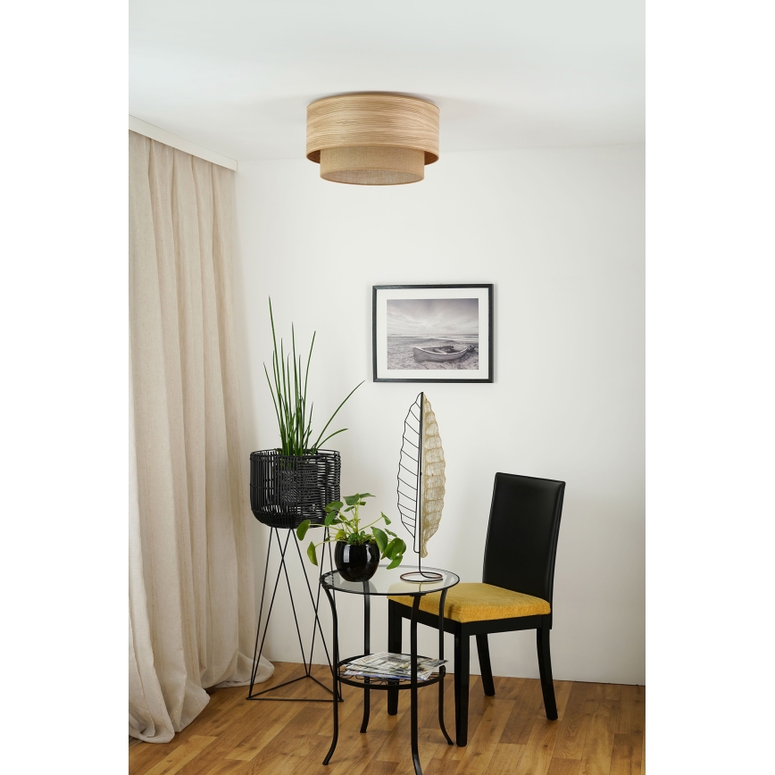 Brilagi - Стельовий світильник MONTANA BOHO 1xE27/15W/230V діаметр 45 см коричневий