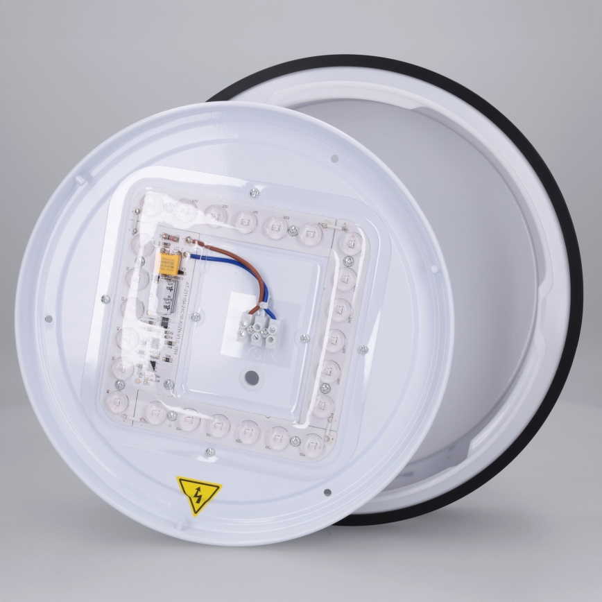 Брілагі - стельовий світильник НАОМІ ЛЕД/24 Вт/230 В, діаметр 28,5 см, чорний