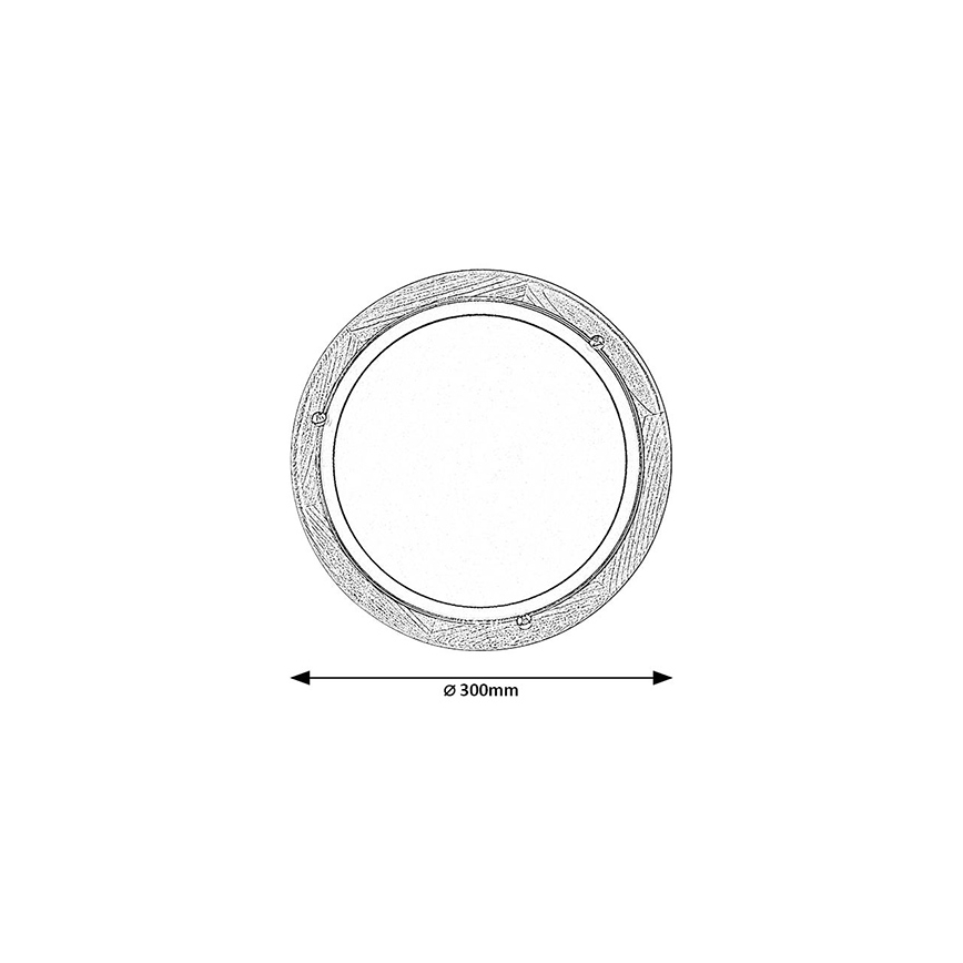 Brilagi - стельовий світильник ORBIS 1xE27/60W/230V діаметром 30 см сосна